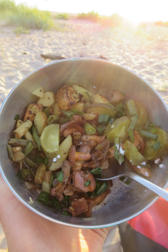 Salade chanterelles